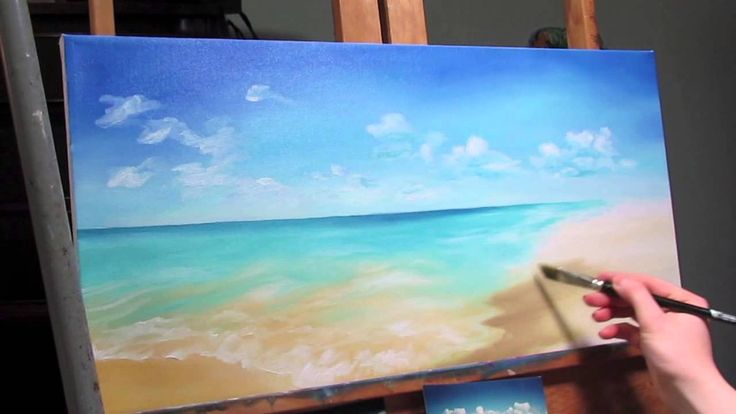 Como Pintar Una Escena De Playa
